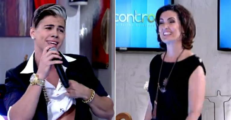 Fátima Bernardes se recusa a dançar funk no ‘Encontro’