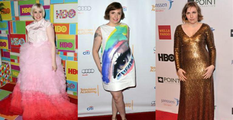 Ousada! Confira os looks inusitados de Lena Dunham, protagonista da série ‘Girls’