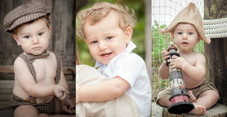 Fofura! Diego, filho do tenor Thiago Arancam, faz ensaio fotográfico na Flórida