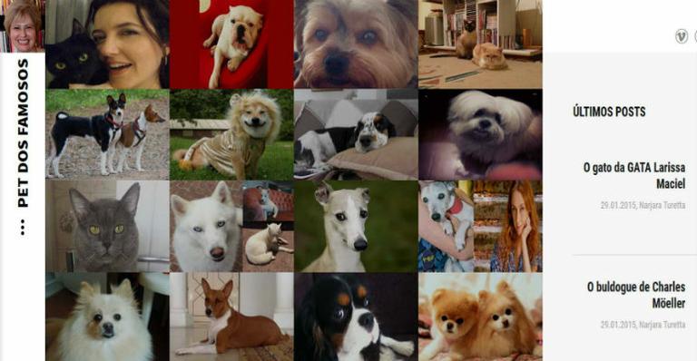 Narjara Turetta lança blog em que os entrevistados são os cães dos famosos