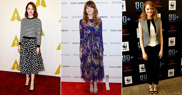Estilo: Veja 50 looks de Emma Stone, atriz que concorre ao Oscar 2015