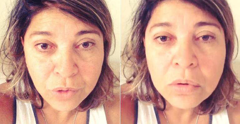 Roberta Miranda grava vídeo sem maquiagem e conta pesadelo: ‘Fiquei com medo’