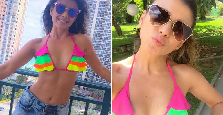 Paula Fernandes publica foto de biquíni e exibe barriga sequinha