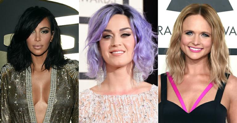 Katy Perry e outras celebridades adotam o long bob no Grammy. Veja!