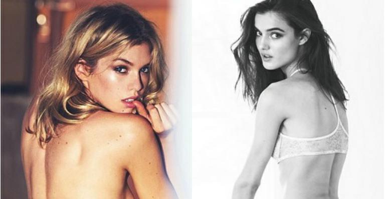 Modelos da Victoria’s Secret aparecem de fio dental em nova campanha