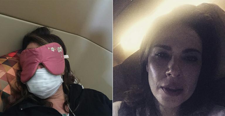 Lucas Jagger faz ‘foto proibida’ de Luciana Gimenez em voo