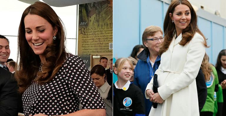Grávida de seis meses, Kate Middleton retoma agenda após férias