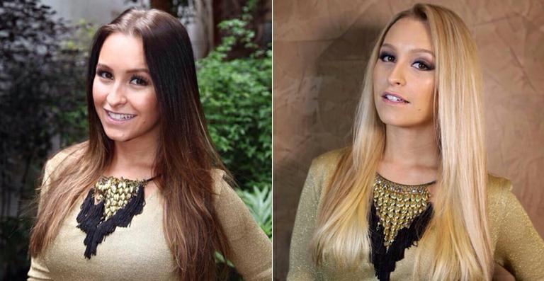 Carla Diaz muda o visual e volta a ficar loira