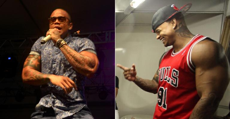 Léo Santana exibe braço supermusculoso no carnaval