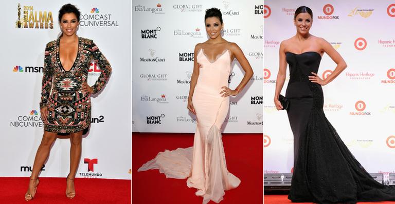 Inspire-se nos looks de Eva Longoria, eleita a mulher latina mais influente nos EUA