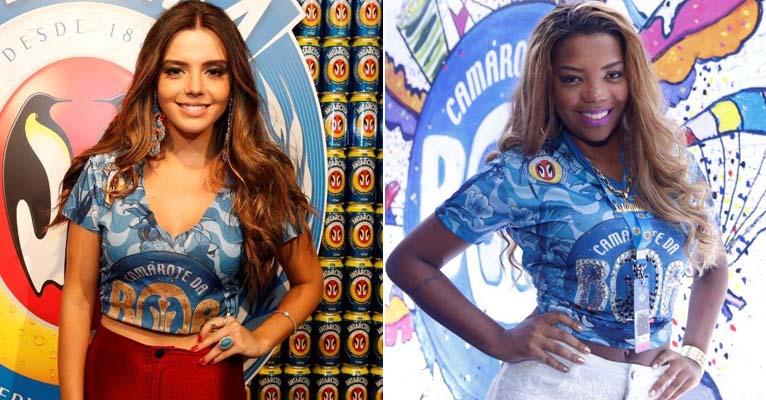 Giovanna Lancellotti e Ludmilla curtem Carnaval com barriguinha de fora