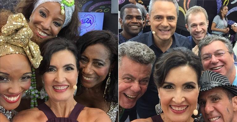 Fátima Bernardes relembra os dias de folia com selfies no Instagram