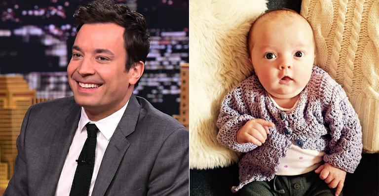 Jimmy Fallon mostra nova foto da filha caçula, Frances
