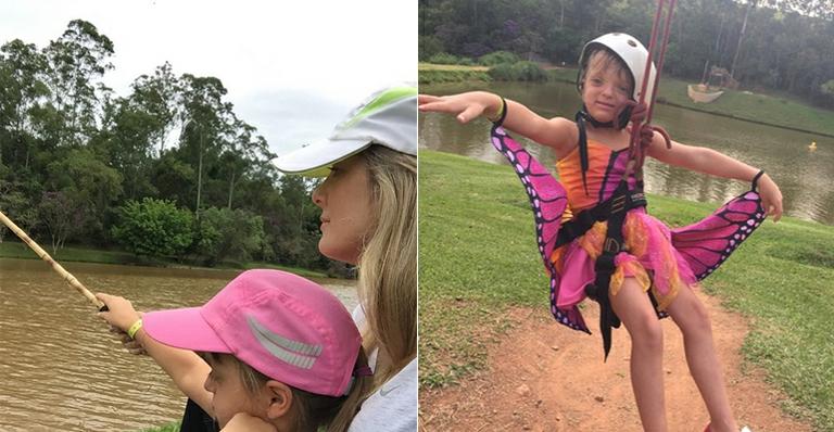 Ticiane Pinheiro mostra pescaria com Rafa Justus: ‘Um tempão esperando e nada’