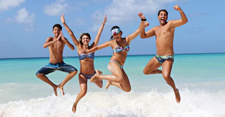 Mauricio Lima: férias em família na paradisíaca Aruba