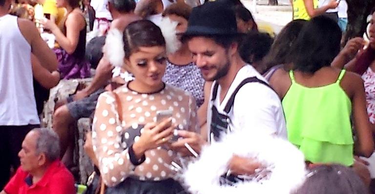 Sophie Charlotte e Daniel de Oliveira curtem o final do carnaval 2015