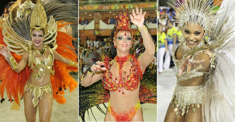 Paloma Bernardi, Vivi Araújo e Juliana Alves brilham em desfile das campeãs no Rio