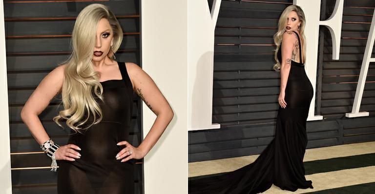 Após virar meme com luvas ‘de faxina’, Lady Gaga aposta em pretinho no pós-Oscar