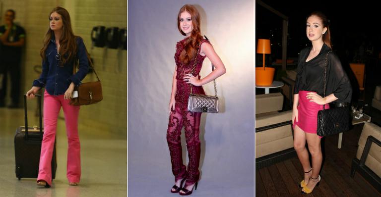 Confira as bolsas da atriz Marina Ruy Barbosa e inspire-se