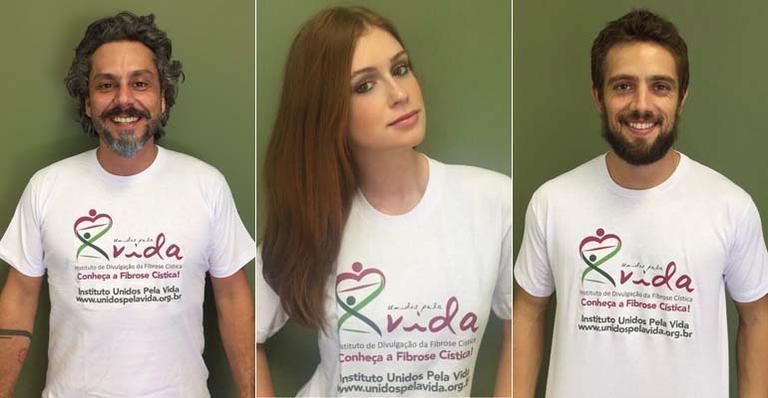 Atores de ‘Império’ participam de campanha do bem