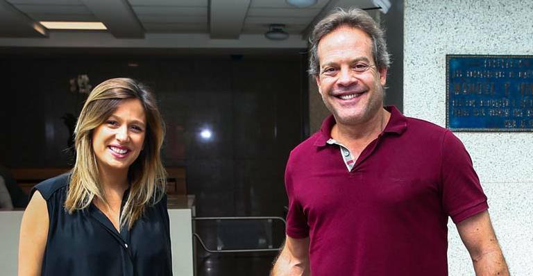 Luisa Mell e Gilberto Zaborowsky celembram chegada do herdeiro