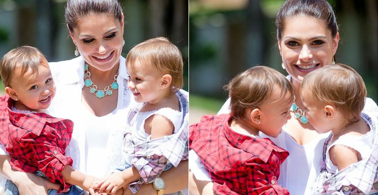 Gêmeas de Natália Guimarães cantam em vídeo