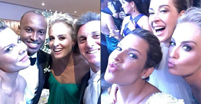 Famosos curtem festa do casamento de Thiaguinho e Fernanda Souza