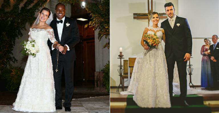 Inspire-se nos vestidos de noiva das famosas como Fernanda Souza e Thaeme
