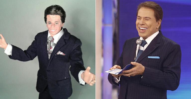 Artista cria boneco em homenagem a Silvio Santos