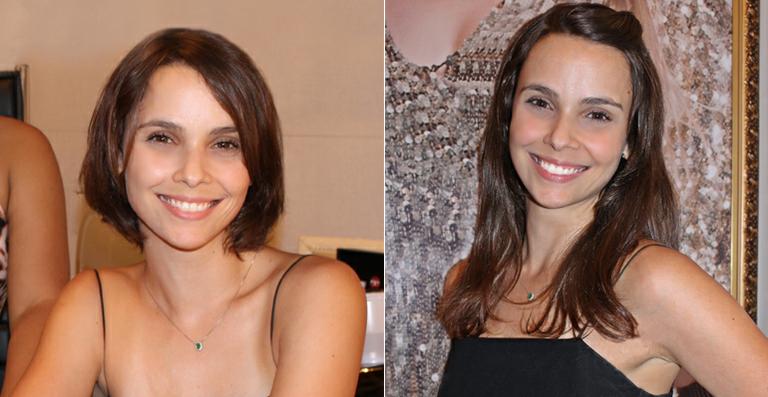 Débora Falabella coloca megahair para novo trabalho