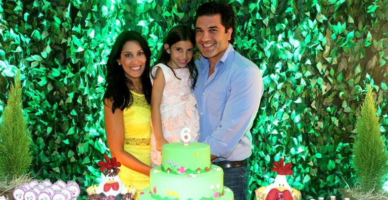 Edu Guedes festeja o aniversário da filha, Maria Eduarda