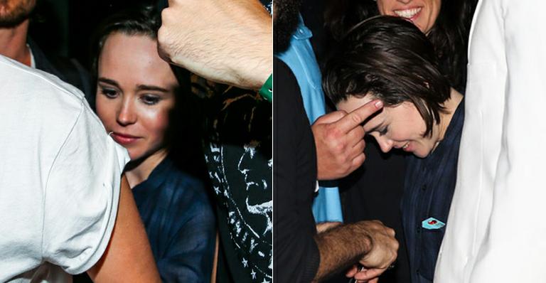 Ellen Page curte festa LGBT em São Paulo e tenta evitar fotos