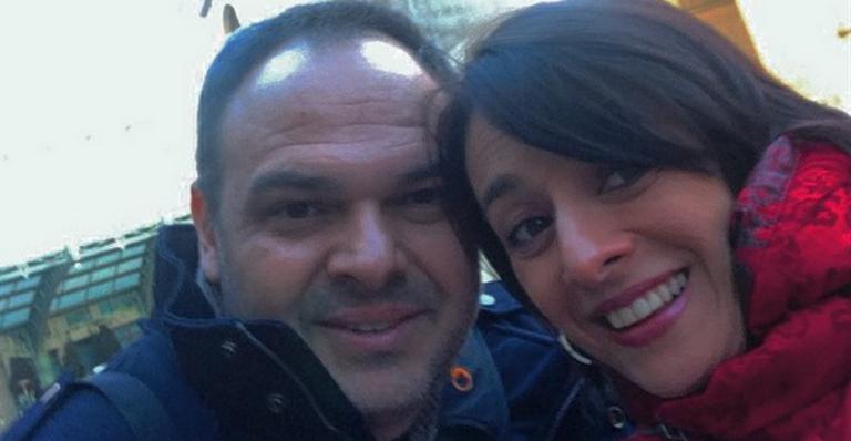Cátia Fonseca relembra fofocas em começo de namoro com Rodrigo Riccó