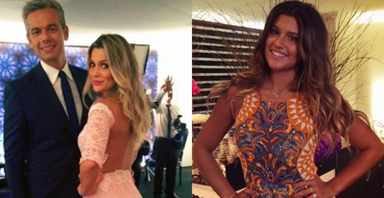Flávia Alessandra e Otaviano Costa comemoram os 15 anos de Giulia Costa