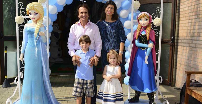 Emerson Fittipaldi celebra os 4 anos da caçula, Vittoria
