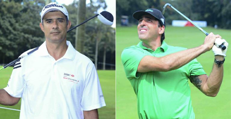 Marcos Pasquim e Giovane Gávio disputam torneio de confraternização de golfe
