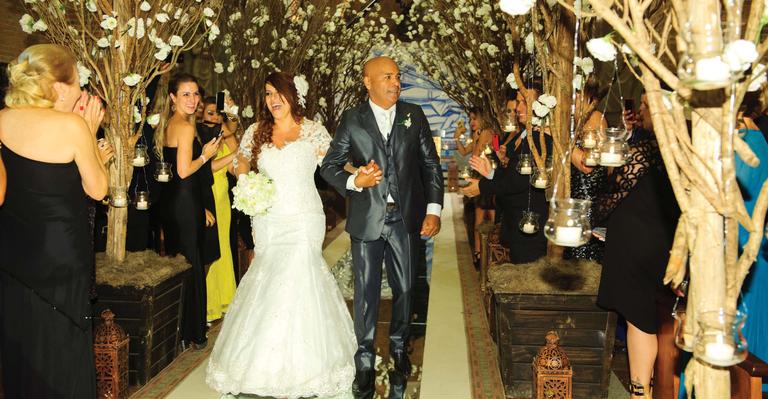 Rick e Geralda: amor eternizado em casamento