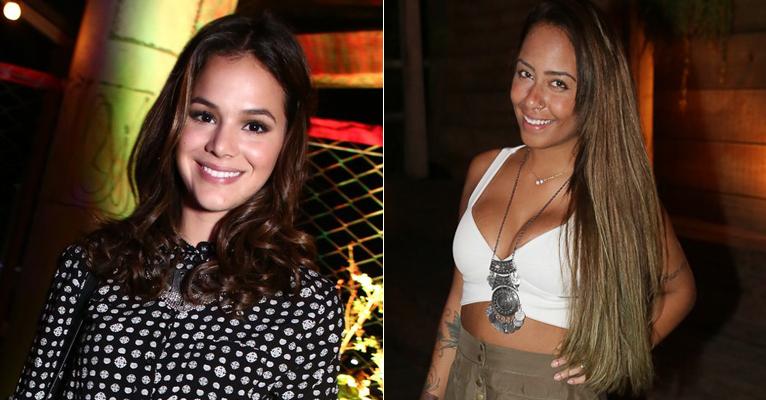 Irmã de Neymar parabeniza a ex-cunhada, Bruna Marquezine