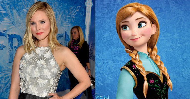 Kristen Bell, atriz que dubla a Anna de ‘Frozen’, comemora sequência do filme