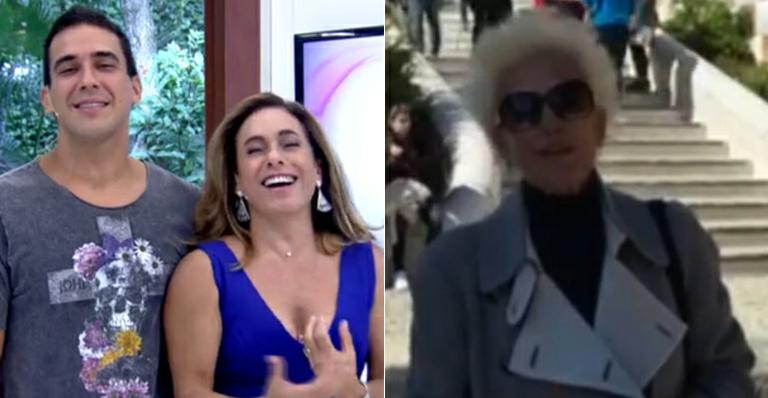 Ana Maria Braga grava entrevista com Paulo Coelho na Espanha
