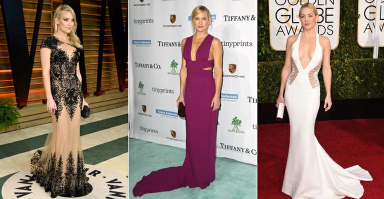Confira 30 vestidos de Kate Hudson que inspiram formandas e madrinhas de casamento