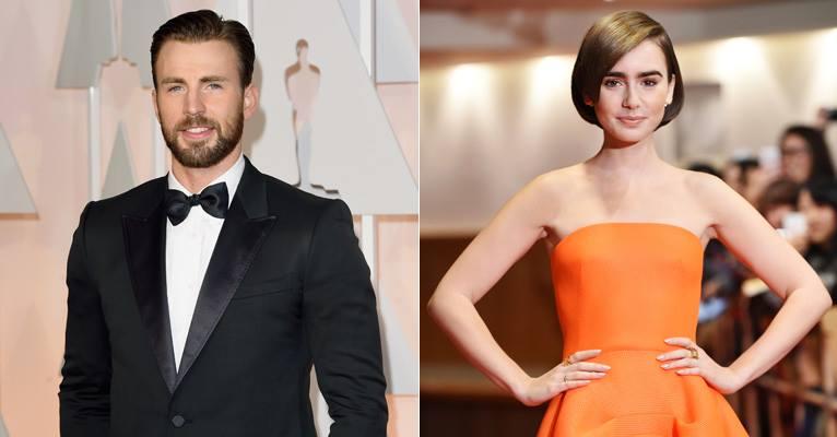 Chris Evans e Lily Collins estão namorando, diz revista
