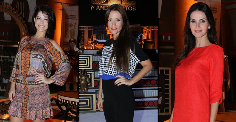Veja os looks dos famosos na coletiva de lançamento da novela ‘Os Dez Mandamentos’, da Record