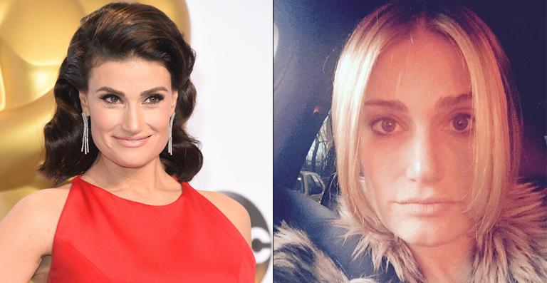 Idina Menzel tinge cabelo de loiro: ‘Precisava de uma mudança’