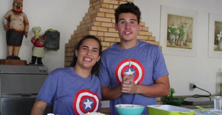 Lívian Aragão e Nicolas Prattes ensinam a fazer “pão de queijo fit”