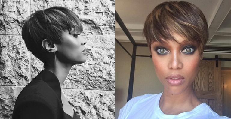Tyra Banks corta o cabelo e adere ao estilo ‘Joãozinho’