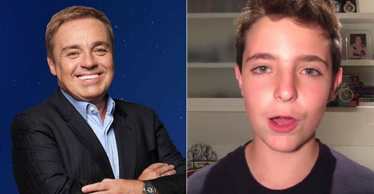 Filho de Gugu Liberato lança canal de culinária no Youtube e ganha ajuda do pai