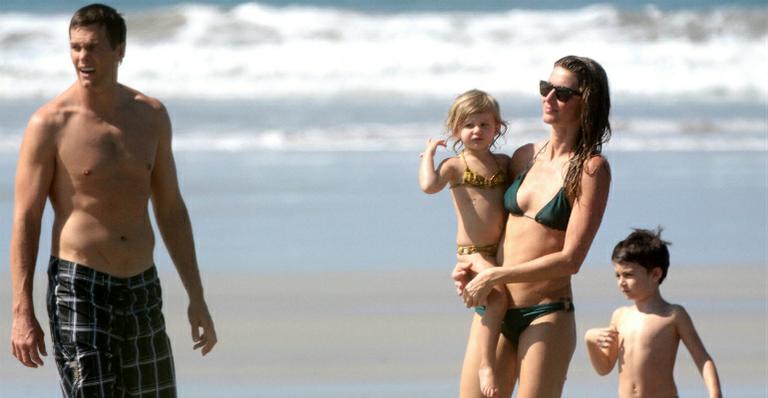 Gisele Bündchen curte férias em família na Costa Rica