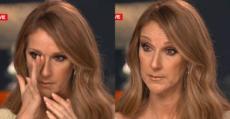 Celine Dion chora ao falar sobre câncer do marido: ‘Ele não consegue comer’