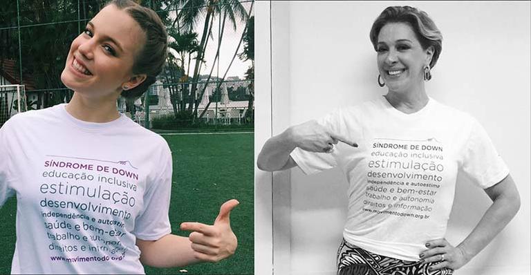 Atores participam de campanha para o Dia Internacional da Síndrome de Down